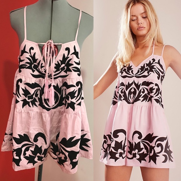 Free People Pants - NWOT Free People Everblue Romper